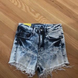 High waisted shorts